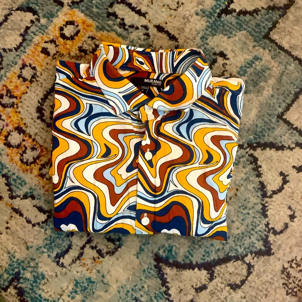 MENS | Floral BUTTON UP